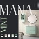 MANA 60cm HANGING BATHROOM FURNITURE WITH 2 DRAWERS + ST SINK + ROUND LED MIRROR